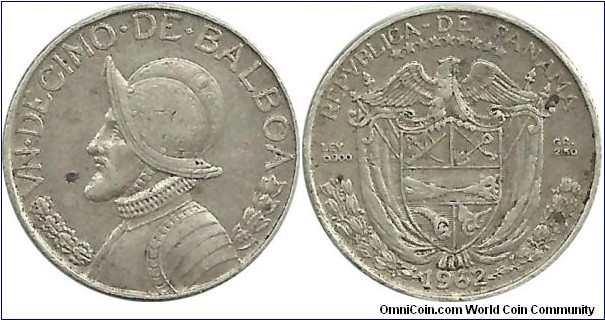 Panama 1 Decimo 1962