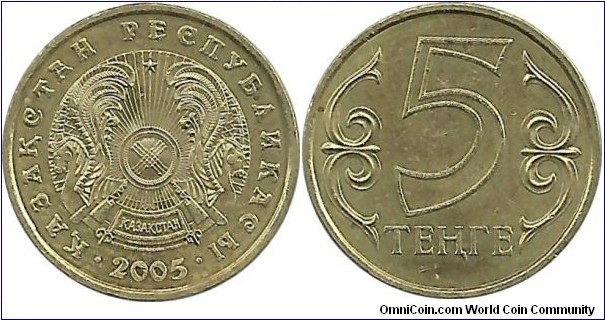 Kazakhstan 5 Tenge 2005