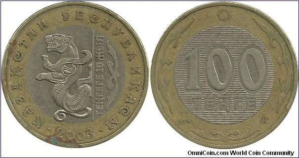 Kazakhstan 100 Tenge 2003