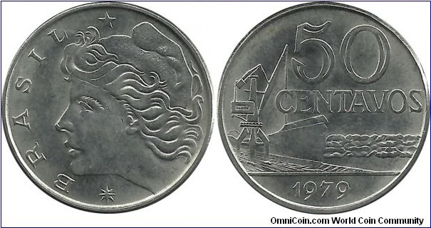 Brasil 50 Centavos 1979