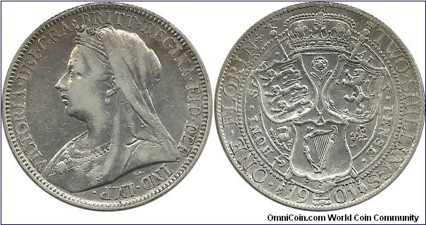 GreatBritain 1 Florin 1901