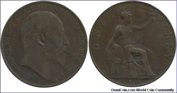 GreatBritain 1 Penny 1906