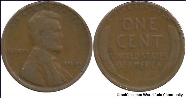 USA 1 Cent 1919