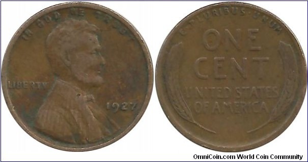 USA 1 Cent 1927