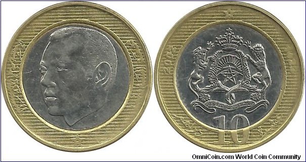 Morocco 10 Dirhams 2002