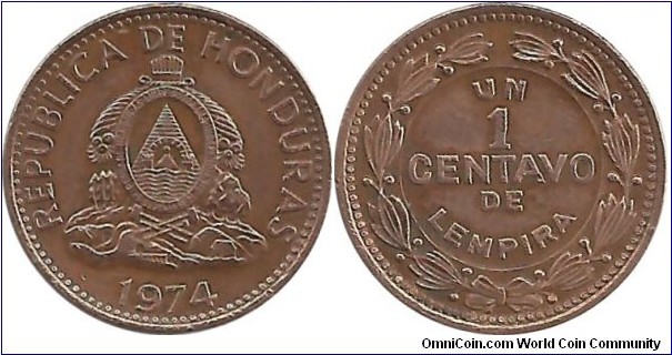 Honduras 1 Centavo 1974