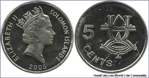 SolomonIslands 5 Cents 2005