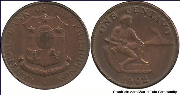 Philippines 1 Centavo 1962