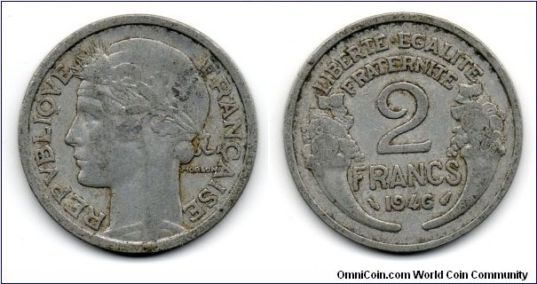 2 Franc, 1946