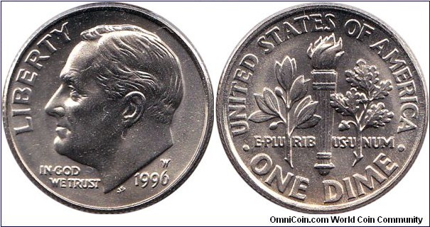 1996W dime