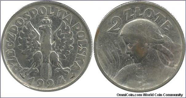 Poland 2 Zlote 1924