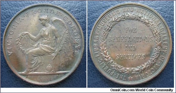 1800 o j France Victoria, La Louve Medal by Jean Vernon. Bronze: 42MM
