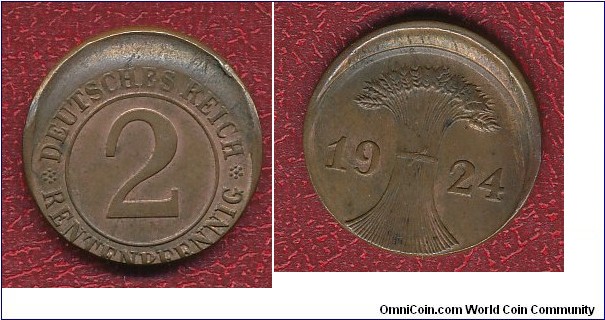 2 pfennig 15% offcent 