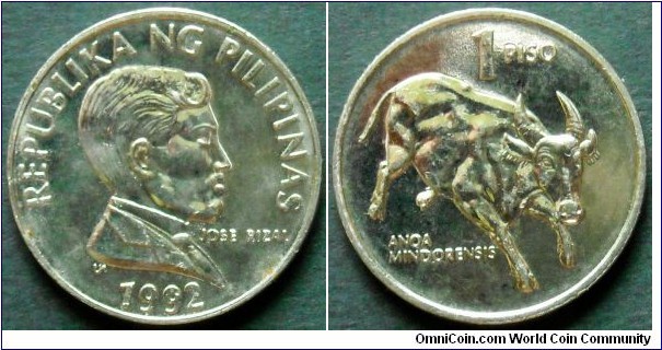 Philippines 1 piso.
1992