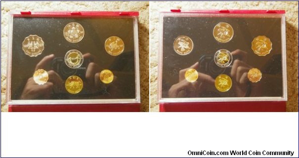 Hong Kong 1997 proof mint set. 