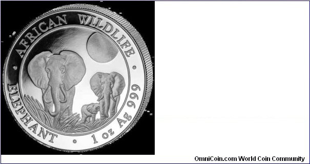 African Wildlife: Elefant 1oz