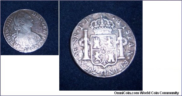 Spanish 8 Reale .Lima 
Peru mint. 