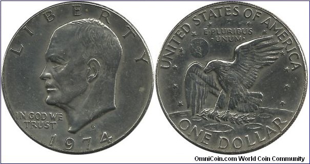 USA 1 Dollar 1974D