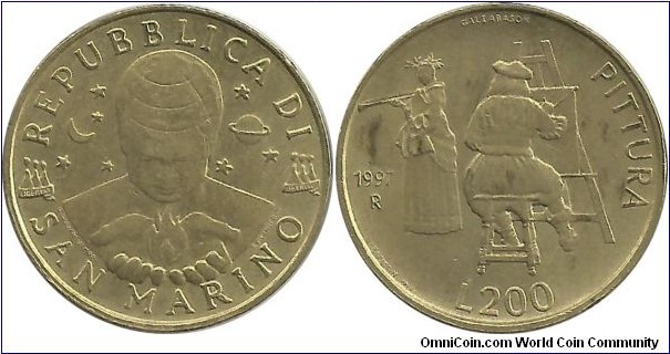 SanMarino 200 Lire 1997