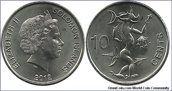 SolomonIslands 10 Cents 2012 - reduced