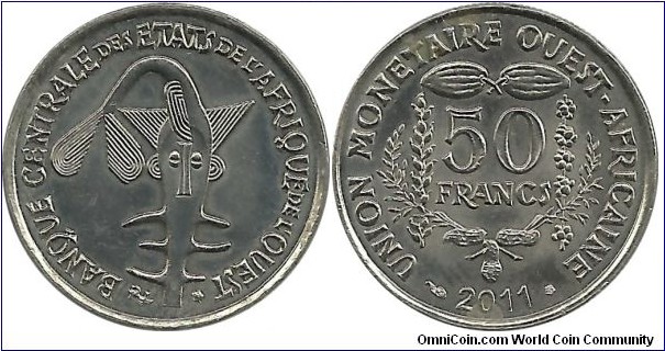 WestAfricanStates 50 Francs 2011