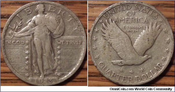 Standing Liberty Quarter (P) VF-20
