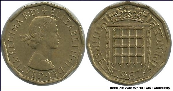 G.Britain 3 Pence 1967