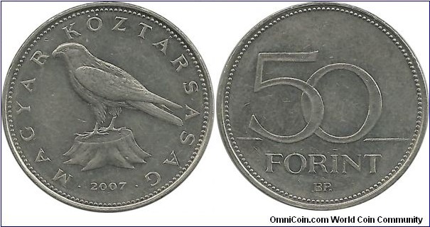 Hungary 50 Forint 2007