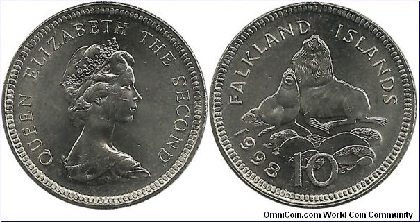 FalklandIslands 10 Pence 1998