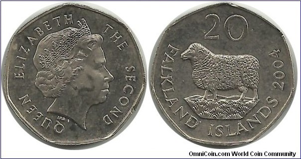 FalklandIslands 20 Pence 2004