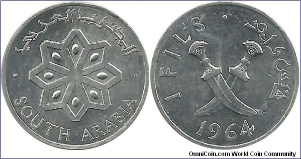 Yemen-South 1 Fils 1964