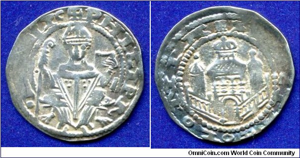 Pfennig.
Archbishopric of Cologne (Köln).
Archbishop Philipp von Heinsberg (1167-1191).


Ag. 1,40gr.
