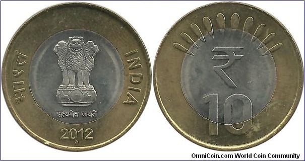 India-Republic 10 Rupees 2012(B)