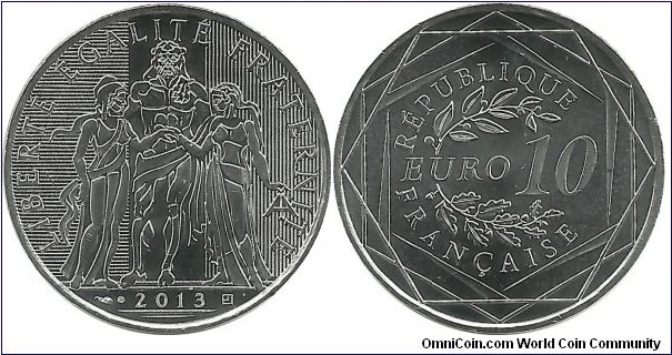 France 10 Euro 2013