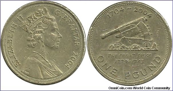 Gibraltar 1 Pound 2004