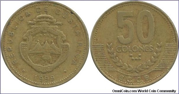 CostaRica 50 Colones 1999