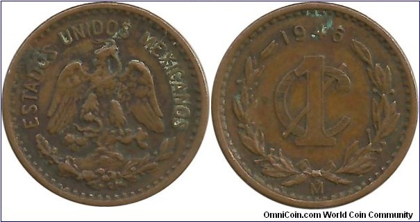 Mexico 1 Centavo 1946