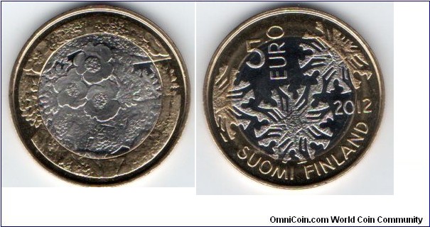 5 euro 
Northern nature - flora 