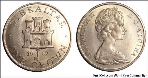 GIBRALTAR~1 Crown 1967.