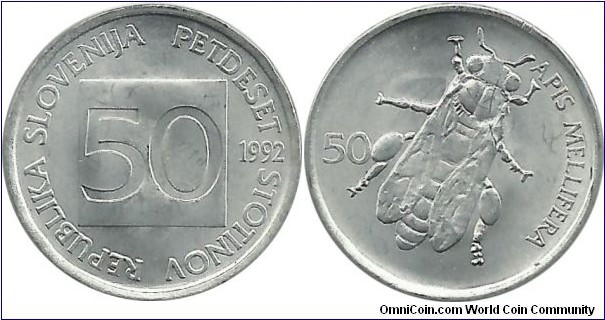 Slovenia 50 Stotinov 1992