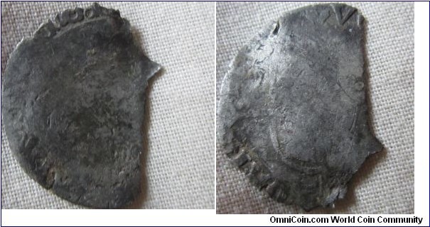 very worn Mary groat fragment