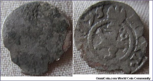 early German uniface Pfennig