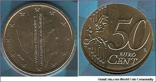 50 Eurocent Willem-Alexander