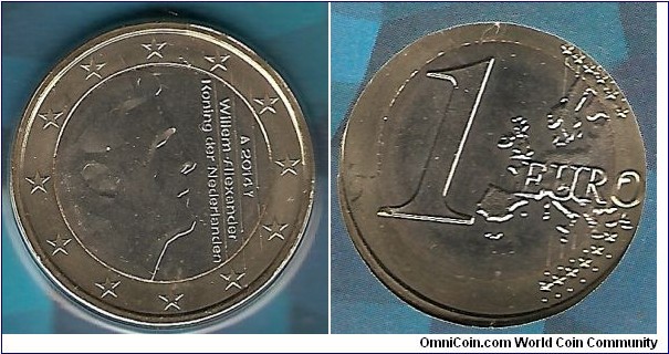1 Euro Willem-Alexander