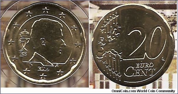 20 eurocent king Philippe