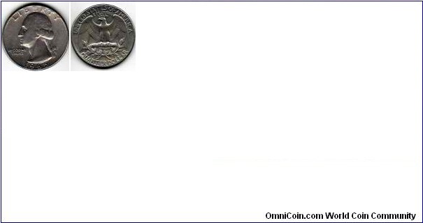 USA 25 cents (quarter) 1965
