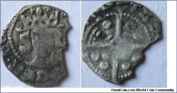 Hammered penny, possibly Henry VI but could easily be Anything from IV- Richard III 2 crosses at crown
