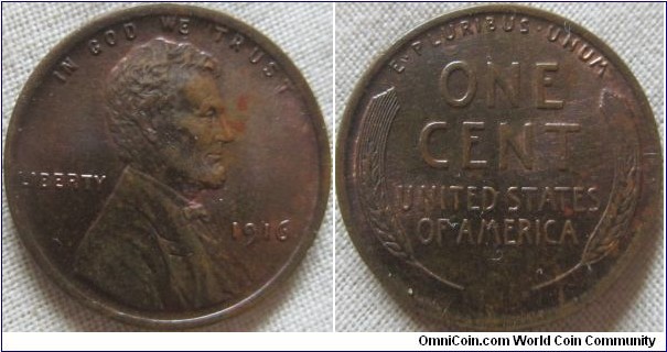 1916 High grade Cent