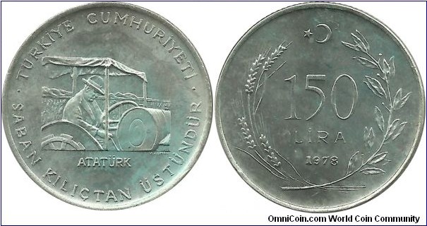 Türkiye 150 Lira 1978-FAO