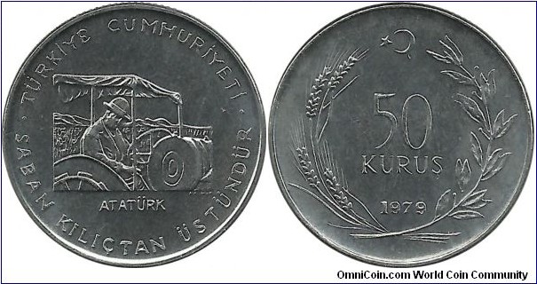 Türkiye 50 Kurus 1979-FAO